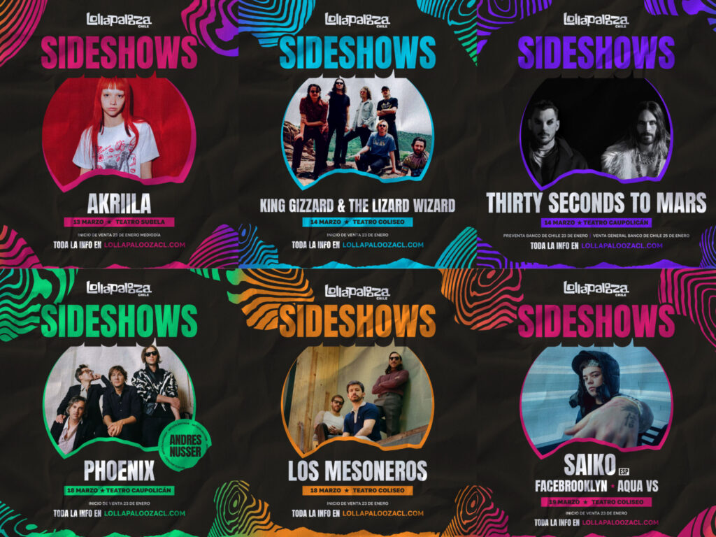 SideShows Lollapalooza Chile 2024